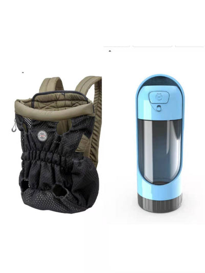 Pet Carrier Backpack Outdoor Travel Mesh Breathable Shoulder Bags null