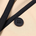 Single-breasted Contrast Color Trim Suit Pants Suit null