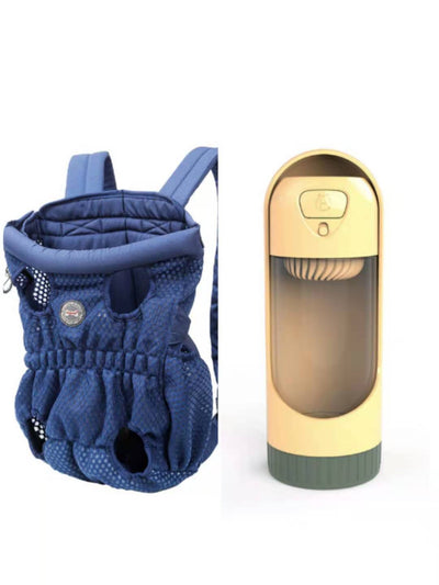 Pet Carrier Backpack Outdoor Travel Mesh Breathable Shoulder Bags null