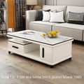 Family Light Luxury Rock Table In The Living Room null