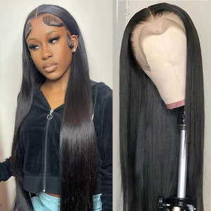 Real Human Hair Wig Lace Hair Set 9a Hair Quality Straight Hair null