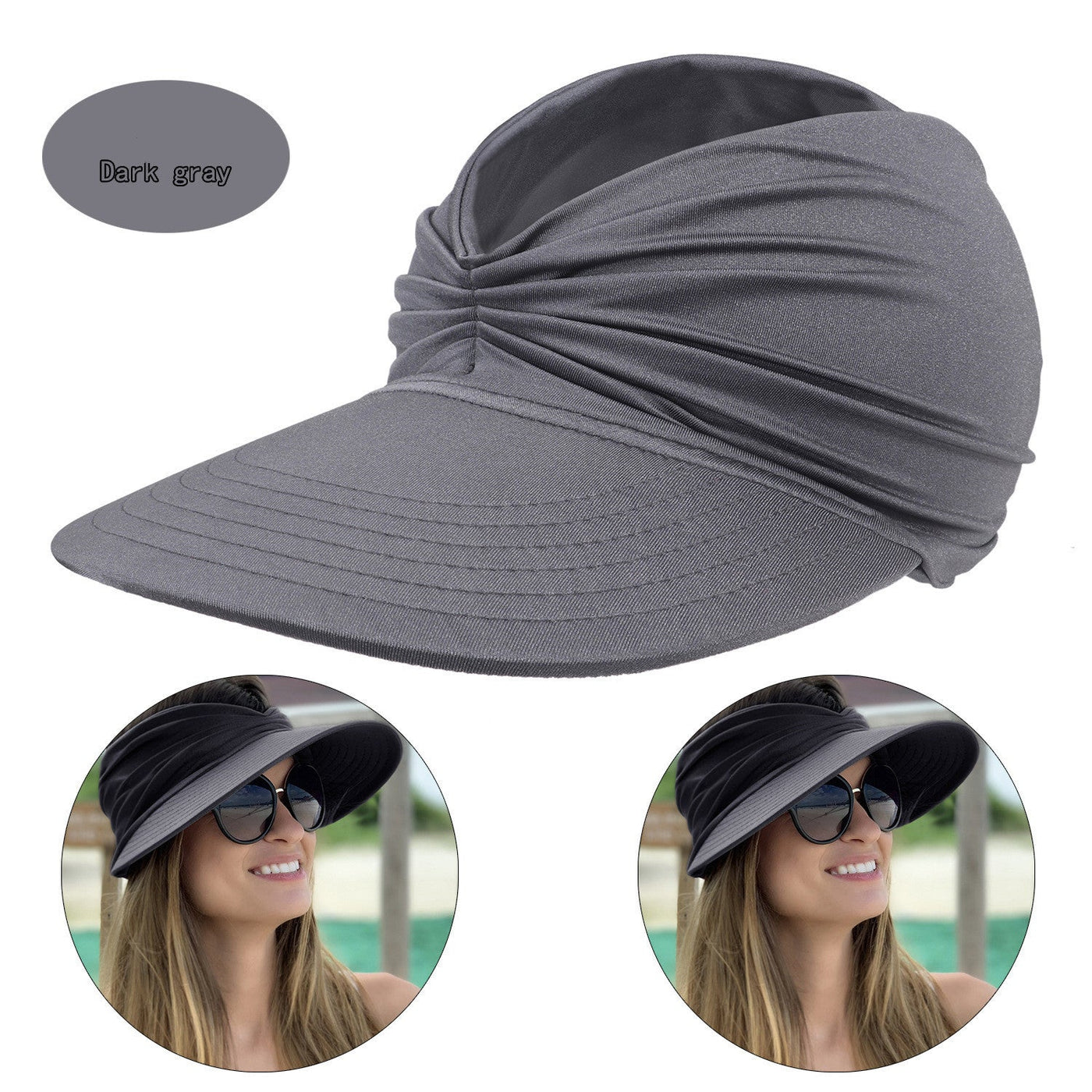 Women's New Empty Top Sunscreen Sports Beach Sun Hat null