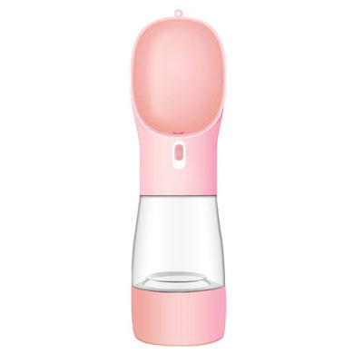 Pet Dog Water Bottle Feeder Bowl Portable Water Food Bottle Pets Outdoor Travel Drinking Dog Bowls Water Bowl For Dogs null