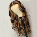 Highlight Wig Human Hair Ombre Lace Front null