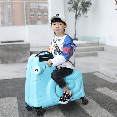 Children Can Sit On The Trolley Ride Suitcase null