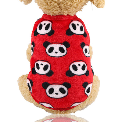 Flannel warm pet clothes null