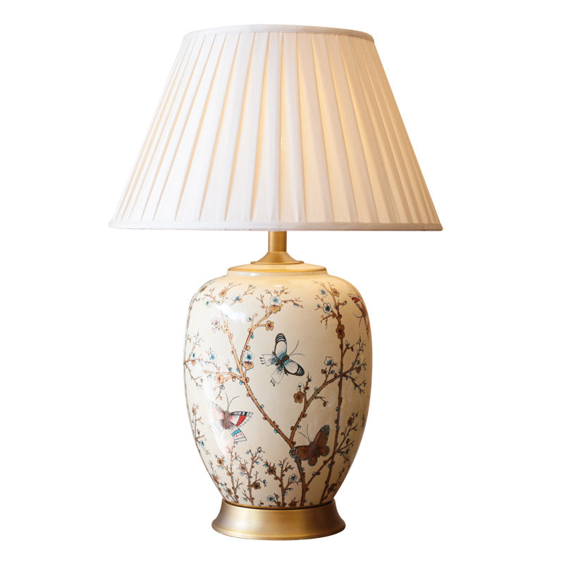 American Ceramic Table European Bedroom Bedside Lamp - Morderncharm store