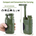 Multistage Outdoor Water Purifier for Emergency Camping Wilderness Survival null