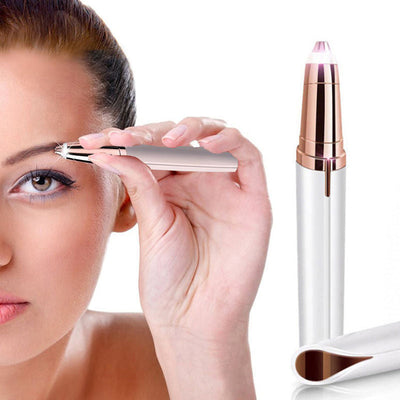 Eyebrow Epilator Maquiagem Profissional Completa Trymer Do Brwi Eye Brow Trimmer For Rasoir Visage Femme Make Up Eye Brow Shaper null