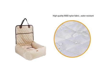 2 In 1 Pet Dog Carrier Folding Car Seat Pad Thickened Multi-purpose Pet Bed Dog Car Mattress Pets Supplies null