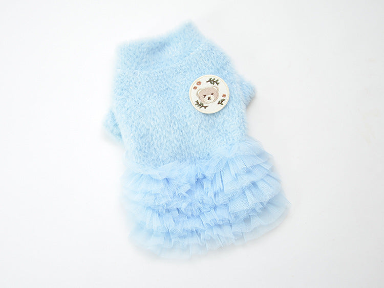 Autumn And Winter New Pet Dog Cat Skirt  Kitten Clothes null
