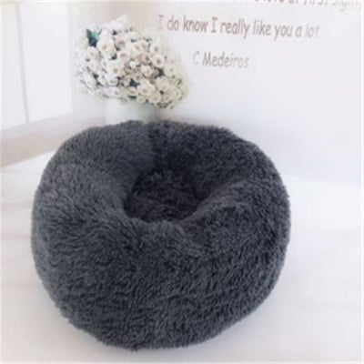 Round Long Hairy Autumn And Winter Nest Pad Cat Mattress null