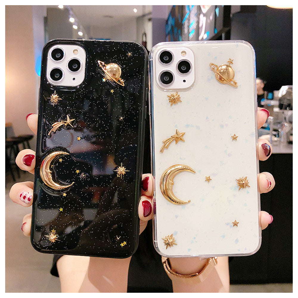 Electroplating glitter phone case null
