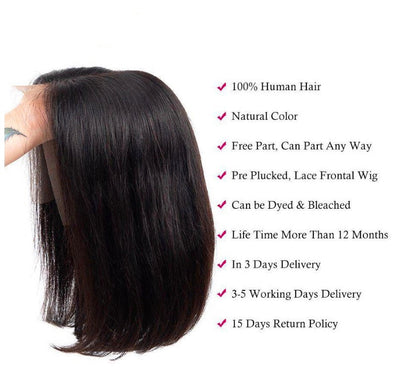 Straight human hair wigs13 * 4 Brazilian Hair null