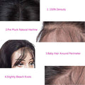 Natural Wig Real Hair Before Lace Black null