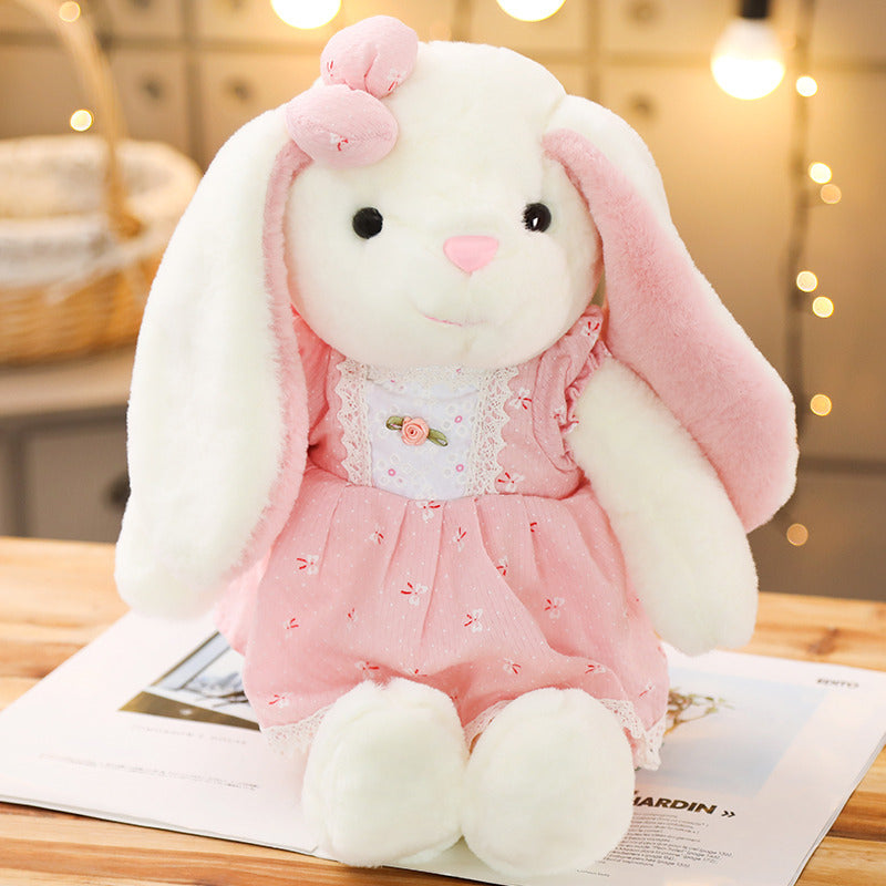 Soft bunny ragdoll plush toy with floppy ears and cuddly texture, perfect for children and plush toy collectors.