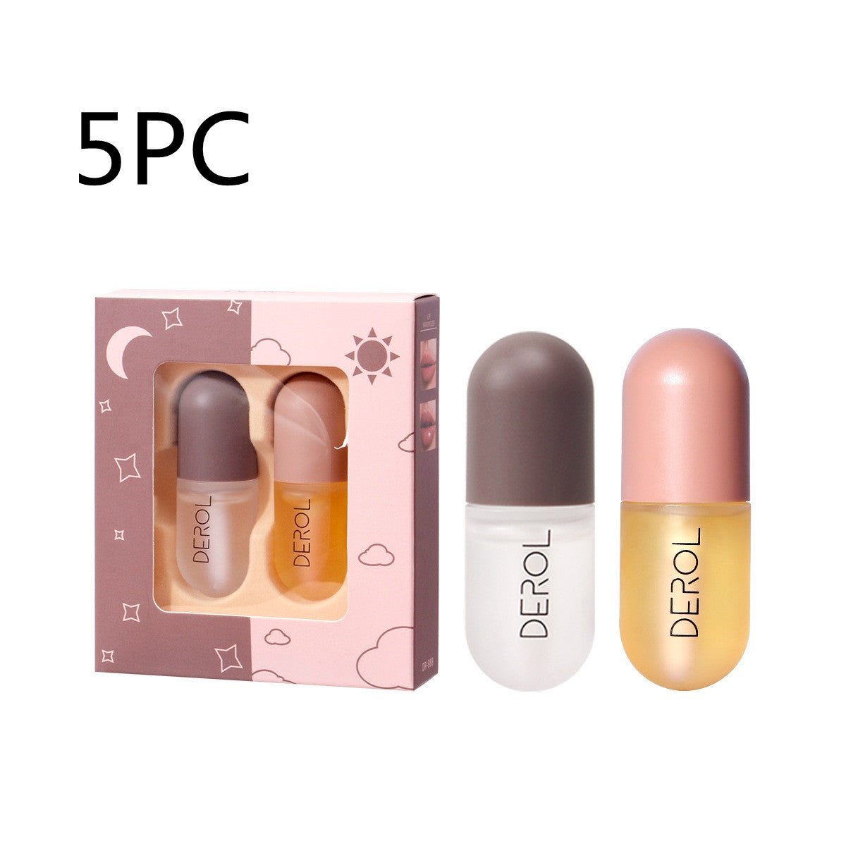 Day Night Instant Volume Lip Plumper Oil Clear Lasting Nourishing Repairing Reduce Lip Fine Line Care Lip Beauty Cosmetic null