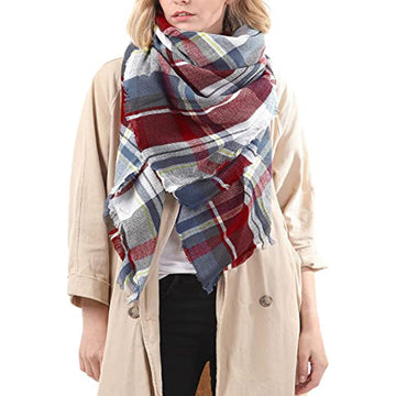 Classic Tartan Plaid Oversized Blanket Scarf