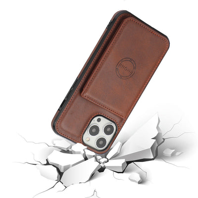 Leather Case Card Insertion Magnetic Wallet Protection Case Phone Case null