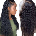 Brazilian Kinky Curly Lace Front Human Hair Wigs null