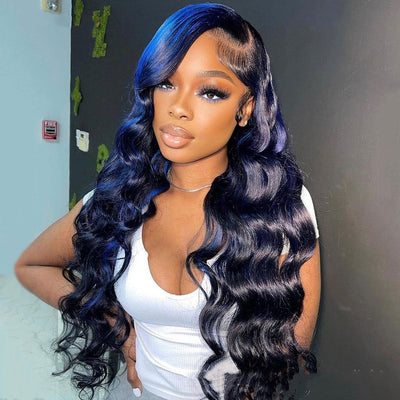Highlight Body Wave Human Hair Lace Front Wig null