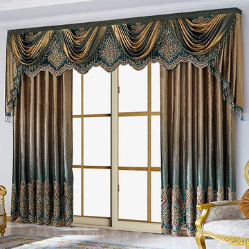 Imperial Embroidery Blackout Curtains