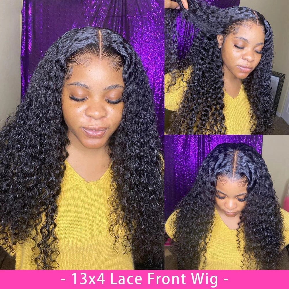 Curly Human Hair Wig Lace Hair Products null