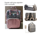 USB Charging Version Mommy Bed Backpack Folding Large Capacity Multi-function null