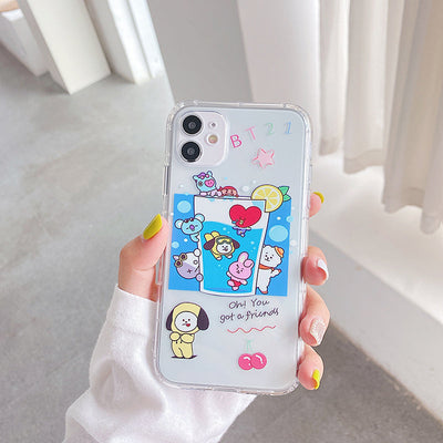 Transparent silicone phone case null