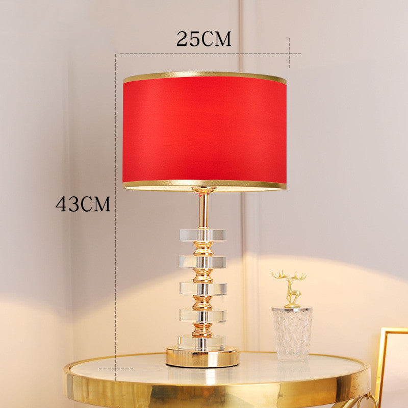 Light Luxury Crystal Table Lamp Postmodern Simple And Warm null