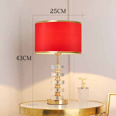 Light Luxury Crystal Table Lamp Postmodern Simple And Warm null