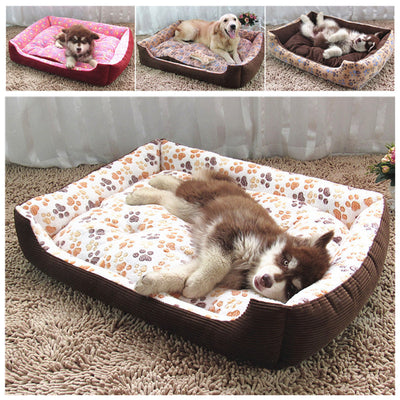 Dog bed with pet cushion null