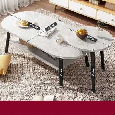 Small Coffee Table Household Double Layer null