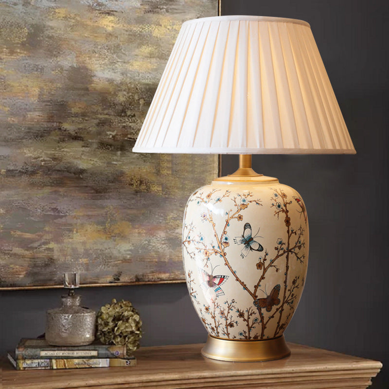 American Ceramic Table European Bedroom Bedside Lamp - Morderncharm store