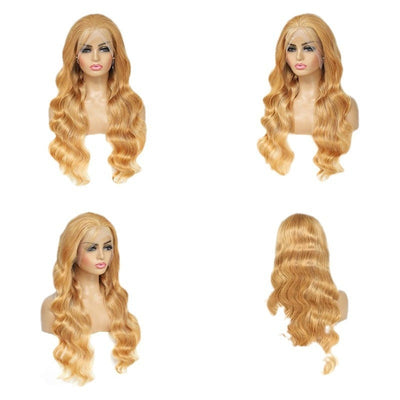Human Hair Wig Front Lace All Real Hair 13 X4 Headgear null
