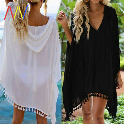 Hooded Top Suit Bikini Beach Sunscreen Clothing null