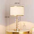 Light Luxury Crystal Table Lamp Postmodern Simple And Warm null