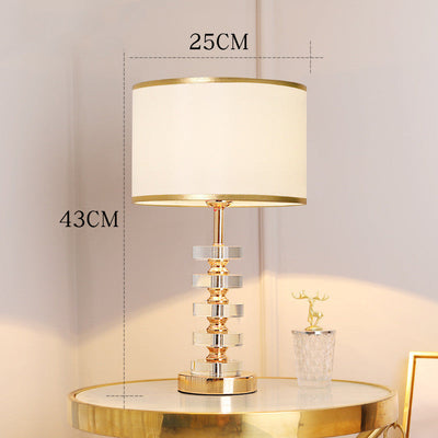 Light Luxury Crystal Table Lamp Postmodern Simple And Warm null
