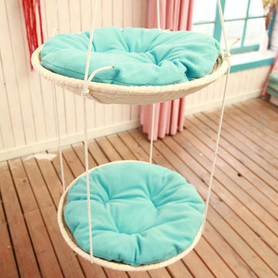 Straw cat hammock cat climbing frame cat nest null