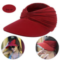 Women's New Empty Top Sunscreen Sports Beach Sun Hat null