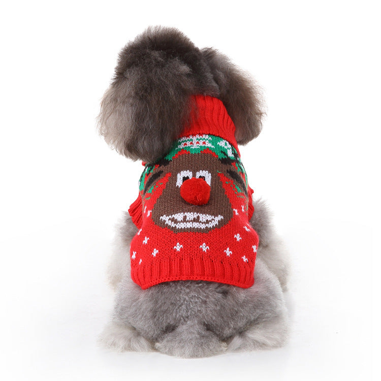 Universal Casual Fall Clothing Elk Pet Sweater null