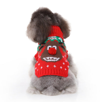 Universal Casual Fall Clothing Elk Pet Sweater null