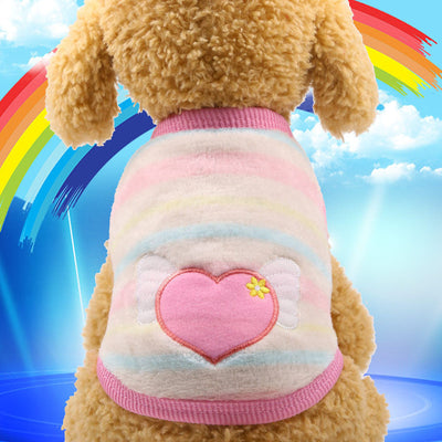Flannel warm pet clothes null