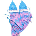 Women's Split Tie-dye Swimsuit Bikini null