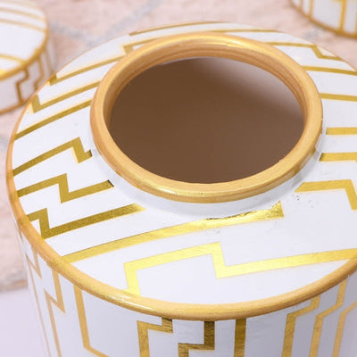 Ceramic Table Top Vase Decoration Storage Jar Living Room Cabinet null
