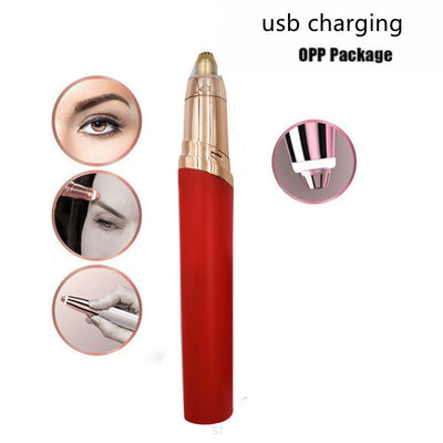 Eyebrow Epilator Maquiagem Profissional Completa Trymer Do Brwi Eye Brow Trimmer For Rasoir Visage Femme Make Up Eye Brow Shaper null