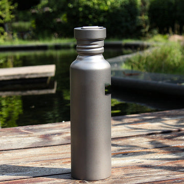 Portable Camping Outdoor Titanium Pure Titanium Water Bottle null
