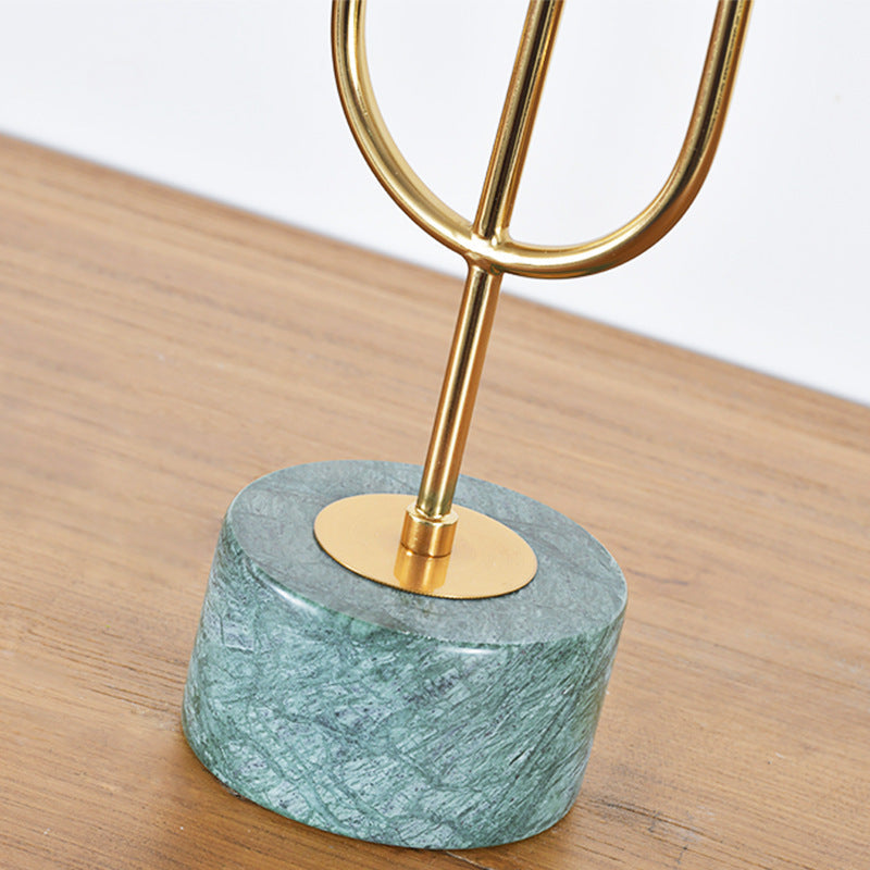 Dining table golden decoration nordic style candle holder null