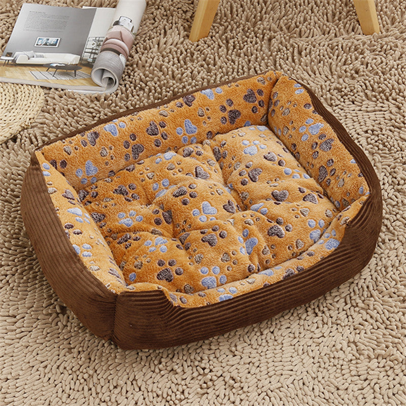 Dog bed with pet cushion null
