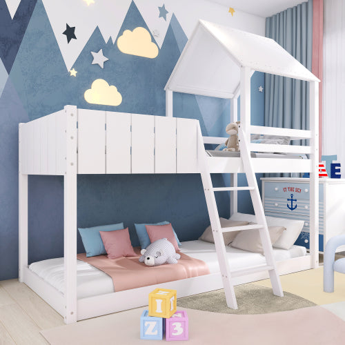Modern Kids’ Playhouse Bunk Bed - Morderncharm store